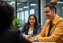Capa mostrando pessoas com deficiência em diferentes situações profissionais, transmitindo inclusão e diversidade, em ambiente corporativo moderno e acolhedor